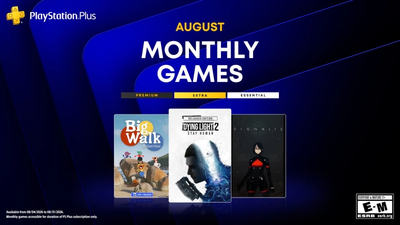 PS Plus Agustus 2026 Hadirkan Dying Light 2, Big Walk, dan Signalis