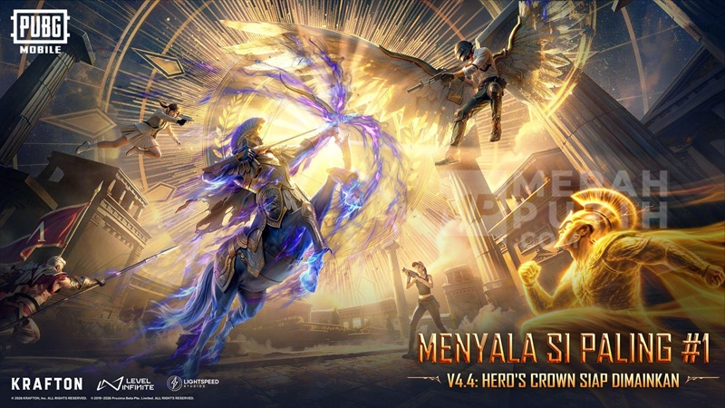 PUBG MOBILE Update Versi 4.4 Resmi Hadir dengan Mode Hero’s Crown dan Beragam Fitur Baru