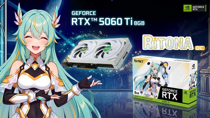 PALIT Perkenalkan RiTONA Secara Global, Hadir Bersama GeForce RTX 5060 Ti Edisi Khusus