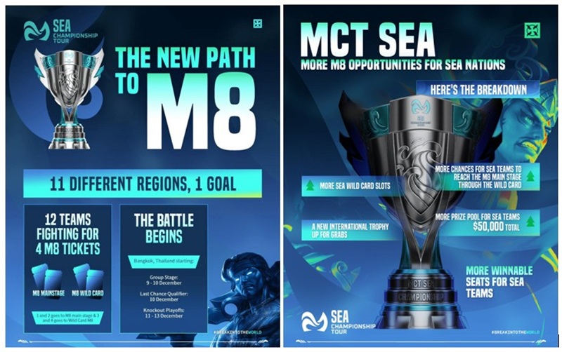  MCT SEA Ajang Kualifikasi ke M8