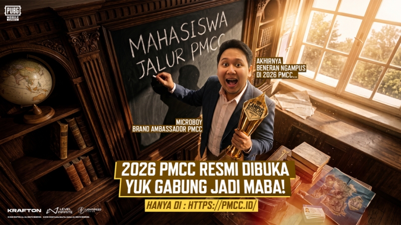 2026 PMCC ID Buka Pendaftaran, Mahasiswa Bisa Berkarier di Esports PUBG MOBILE