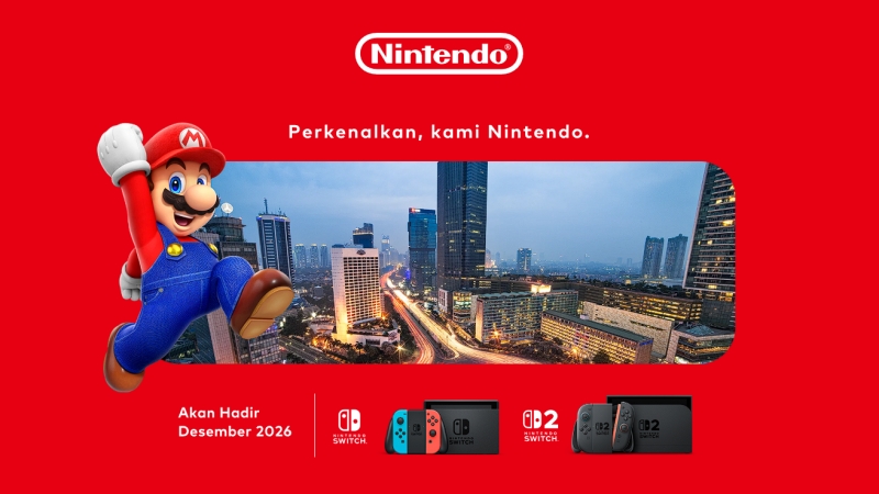 Nintendo Resmi Masuk Indonesia Desember 2026, Bawa Lini Switch ke Tanah Air