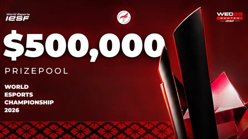 IESF Tetapkan Prize Pool WEC26 Sebesar US$500 Ribu, Siap Diperebutkan 7 Nomor Esports!