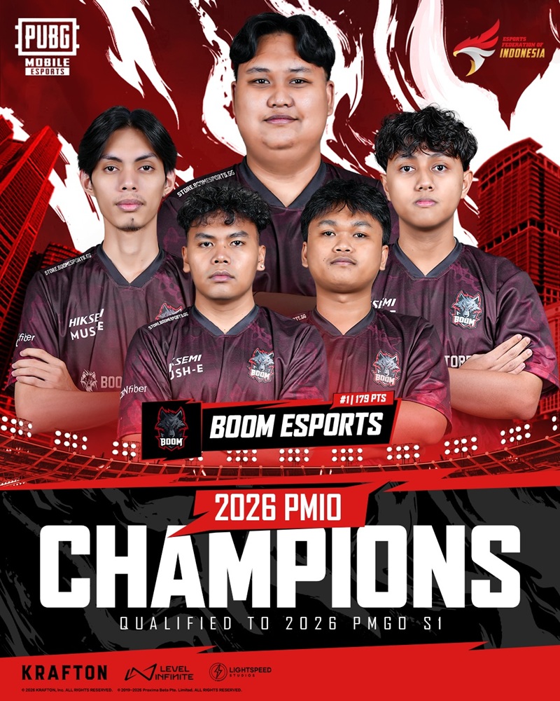BOOM Esports Juara PMIO 2026