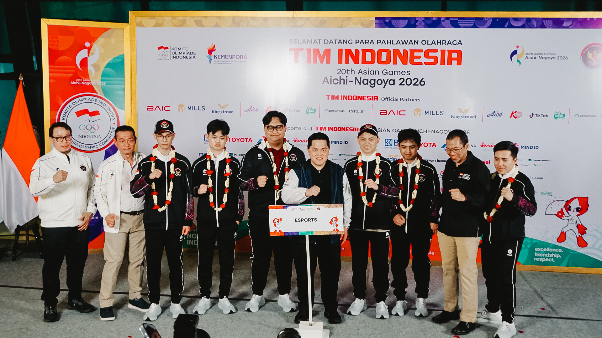 Asian Games 2026: Erick Thohir Sambut Kepulangan Timnas PUBG Mobile Indonesia