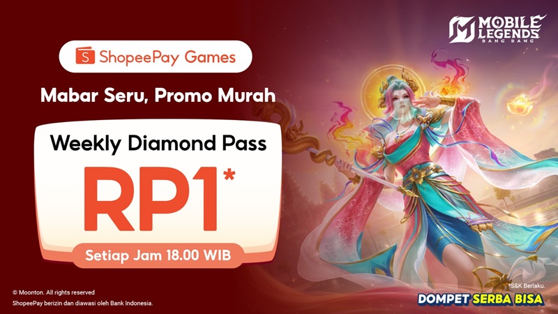 Mau WDP Rp1 MLBB di ShopeePay Games? Simak Cara Dapetinnya!