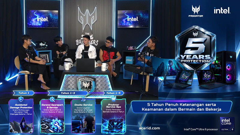 Gandeng Side Brothers, Predator Gaming Luncurkan Program #5TahunSiapTempur