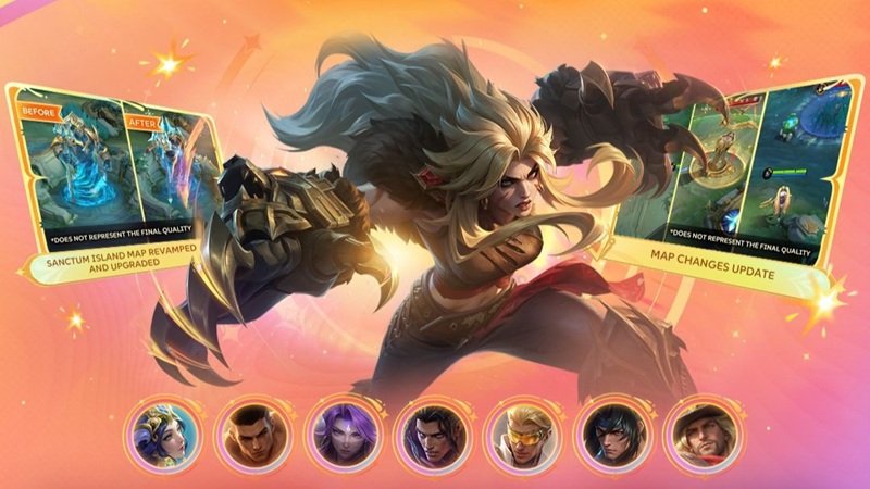 MLBB Season 42: 8 Hero In Kena Revamp dan Tampilan Baru Sanctum Island