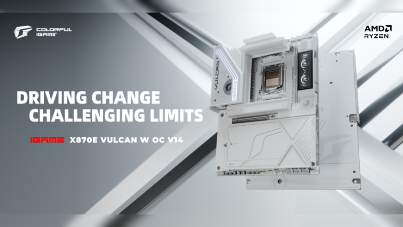 COLORFUL Luncurkan Motherboard Flagship iGame X870E VULCAN W OC