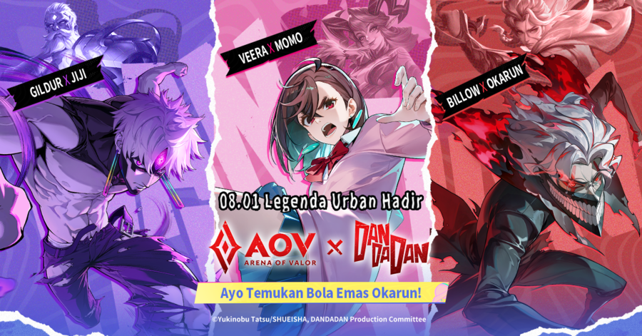 Garena AOV Umumkan Kolaborasi Eksklusif Bersama Anime DAN DA DAN