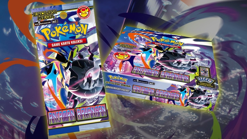 Booster Pack Ancaman Bayangan Pokémon TCG Indonesia Resmi Hadir, Bawa Mega Greninja ex hingga Mega Darkrai ex