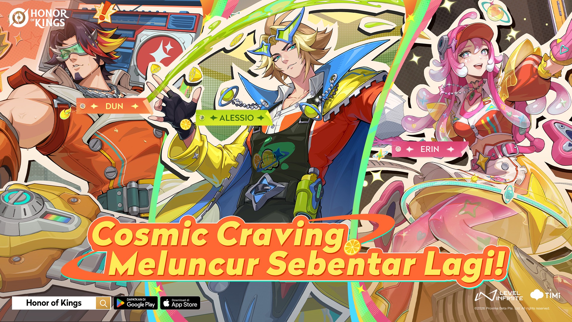 Honor of Kings Luncurkan Seri Skin Cosmic Craving Bertema Kuliner Asia Tenggara