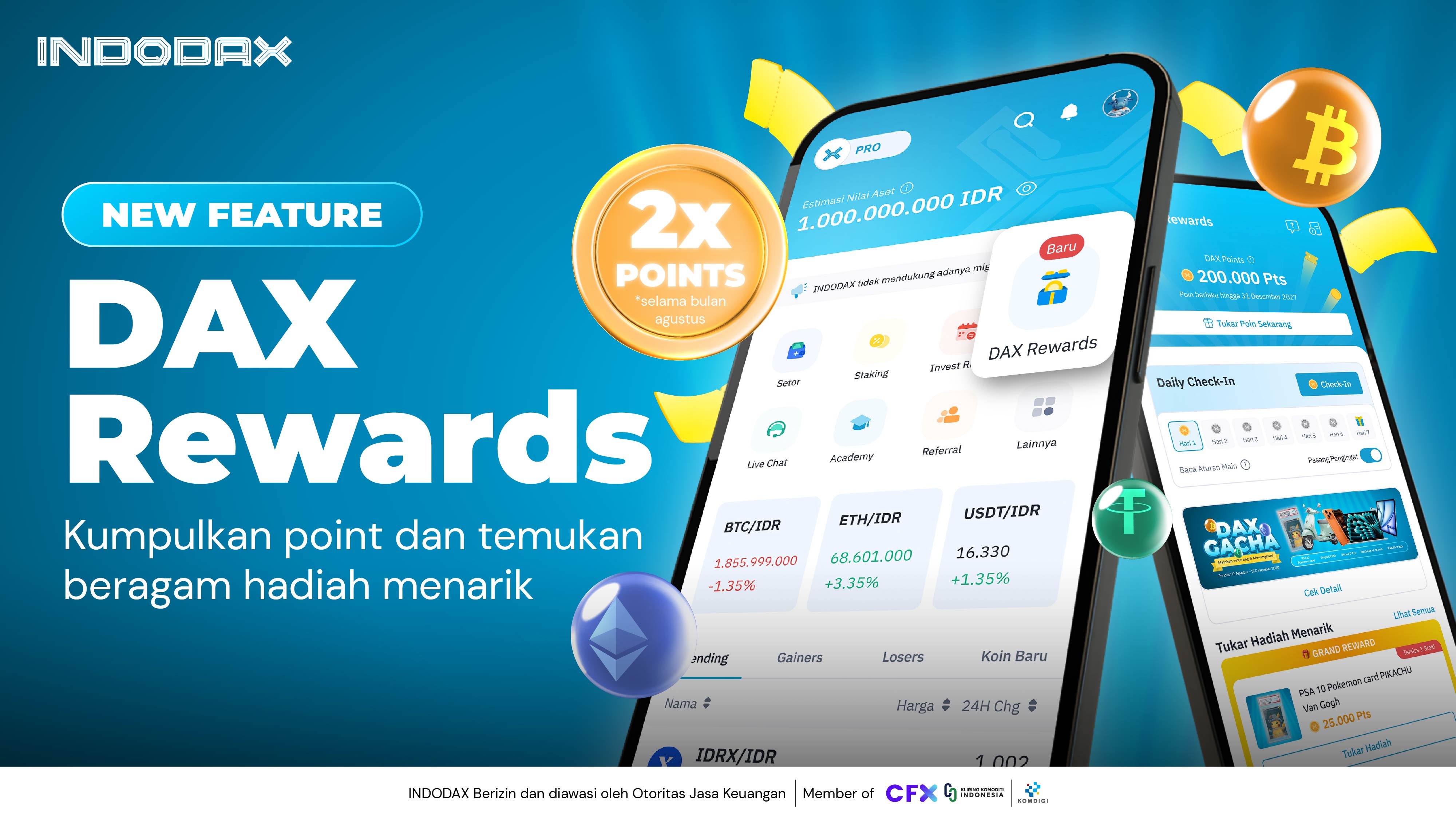 INDODAX Luncurkan DAX Rewards, Hadirkan Fitur Gamifikasi untuk Pengguna