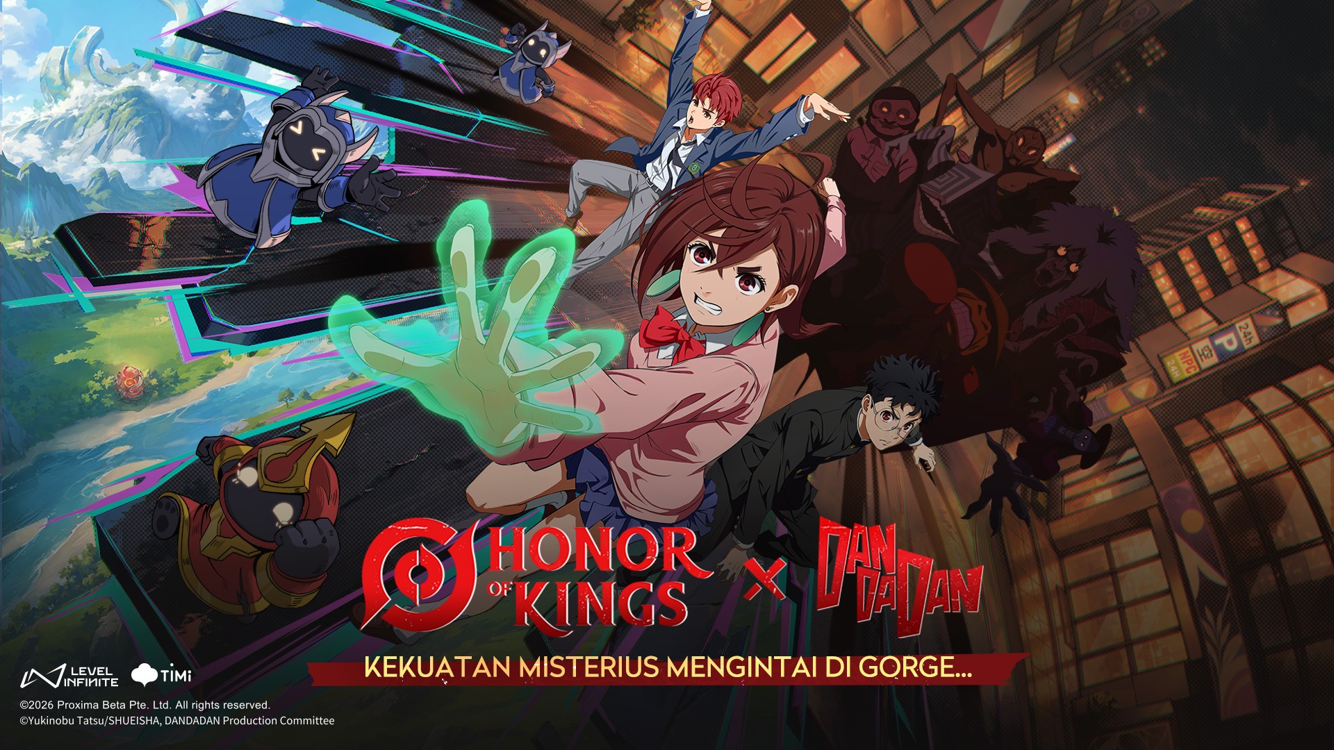 Selamat Datang di Dimensi Supernatural: Kolaborasi DAN DA DAN dengan Honor of Kings