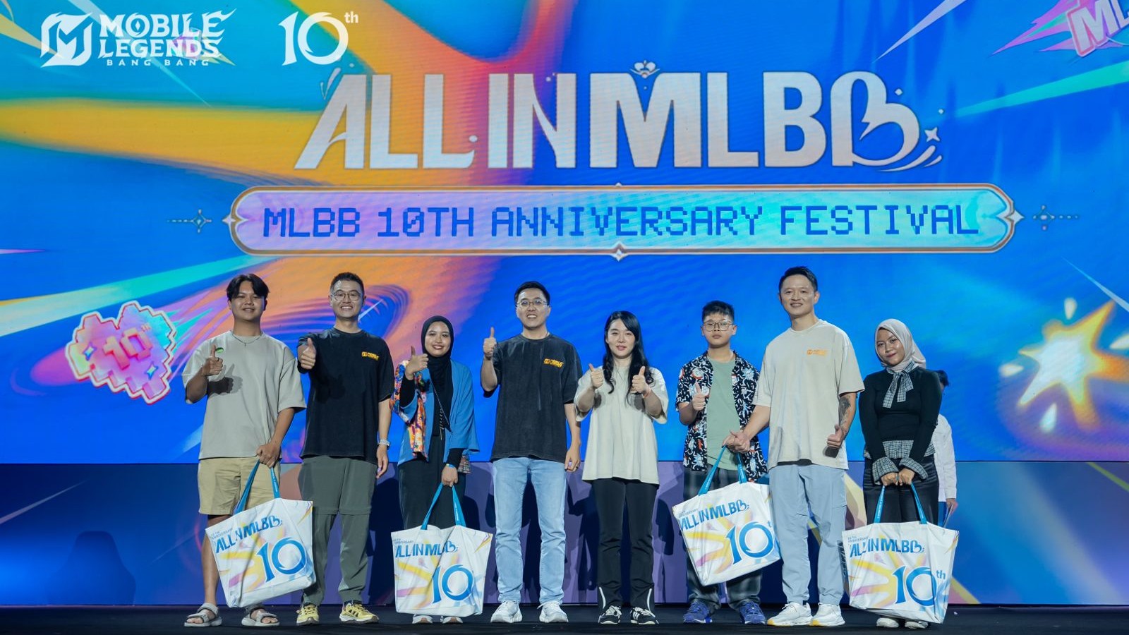 Antusias Komunitas MLBB Tanah Air Rayakan 10 Tahun Game Kesayangannya di Surabaya