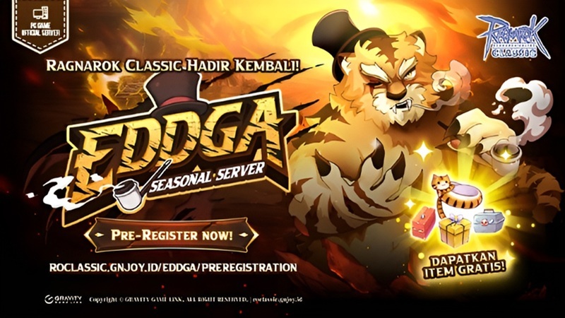 Ragnarok Online Classic Buka Pra-Registrasi Seasonal Server EDDGA, Hadirkan Awal Baru dengan Progress Lebih Cepat