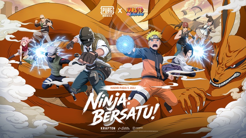 PUBG MOBILE x Naruto Shippuden Resmi Hadir 9 Juli, Bawa Dunia Ninja ke Update Versi 4.5