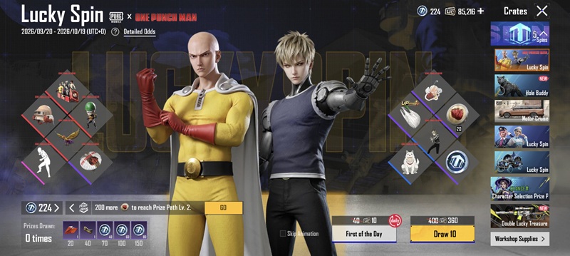 PUBG Mobile x One-Punch Man