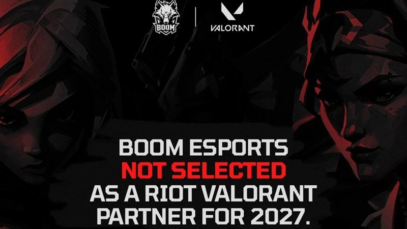 Meski Tak Terpilih Jadi Partner VCT 2027,  BOOM Esports Tegaskan Komitmen di Skena VALORANT