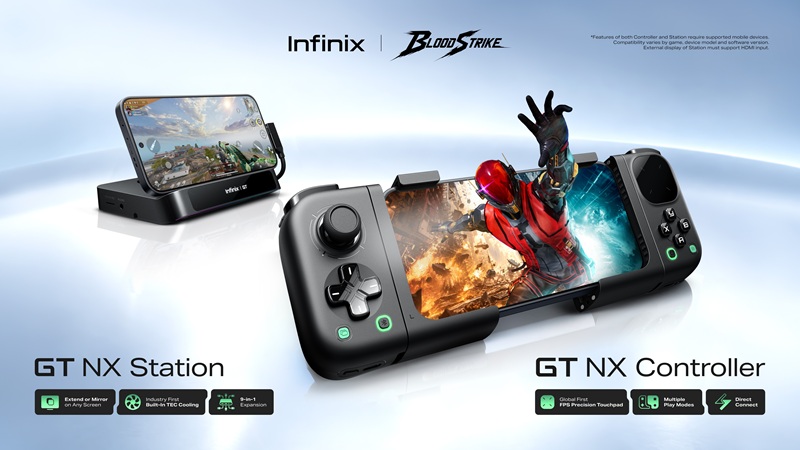 Infinix GT NX Controller dan GT NX Station Resmi di Indonesia, Bikin Smartphone Jadi Konsol Gaming