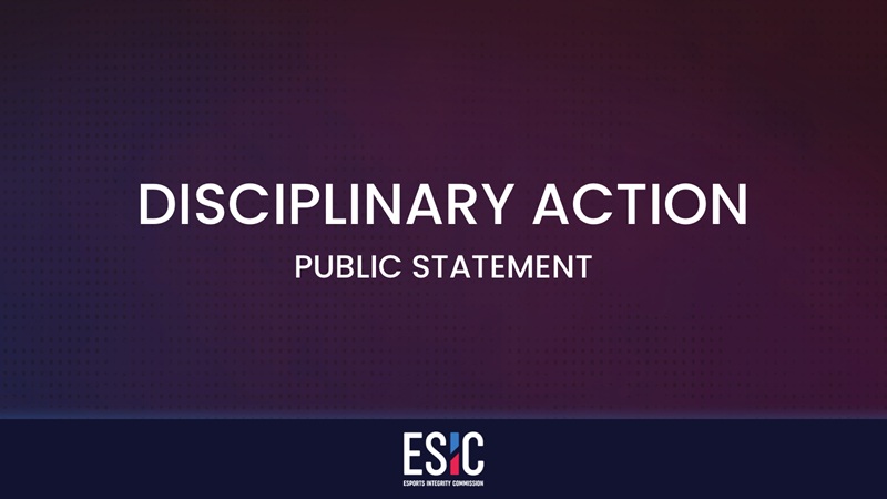 Terlibat Match-Fixing ESIC Ban DarkMago 5 Tahun dan Vintage Seumur Hidup karena Kasus PlayTime