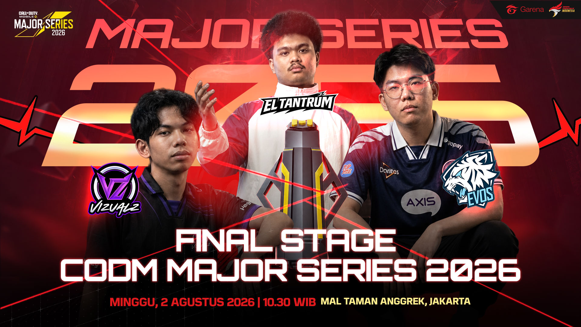 CODM Major Series 2026 Pulang ke Taman Anggrek,  Grand Finals Offline Siap Sambut Publik