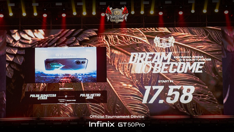 Infinix GT 50 Pro Dukung Perjalanan Talenta Esports di Kapolri Cup 2026