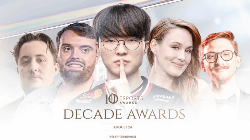 Faker, ZywOo, dan xQc Sabet Penghargaan di Esports Awards of the Decade