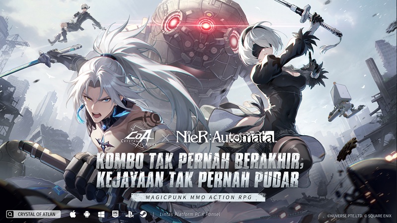 Crystal of Atlan Rayakan Anniversary Pertama dengan Kolaborasi Epik Bersama NieR:Automata