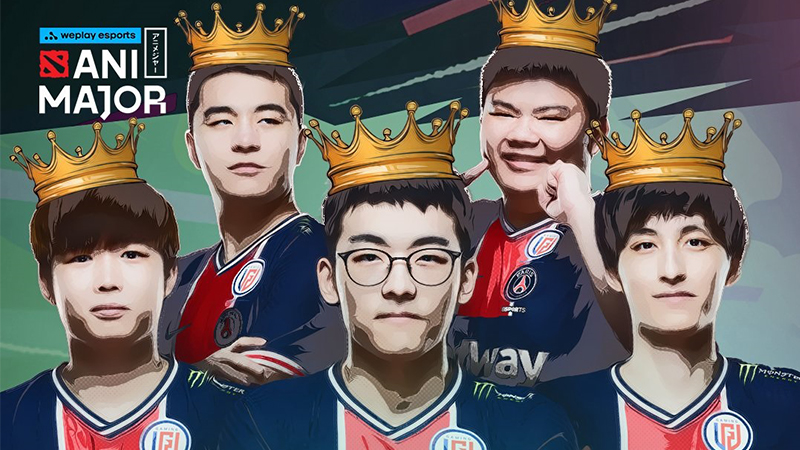 PSG.LGD Kampiun WePlay! AniMajor, T1 Terhenti di Tiga Besar