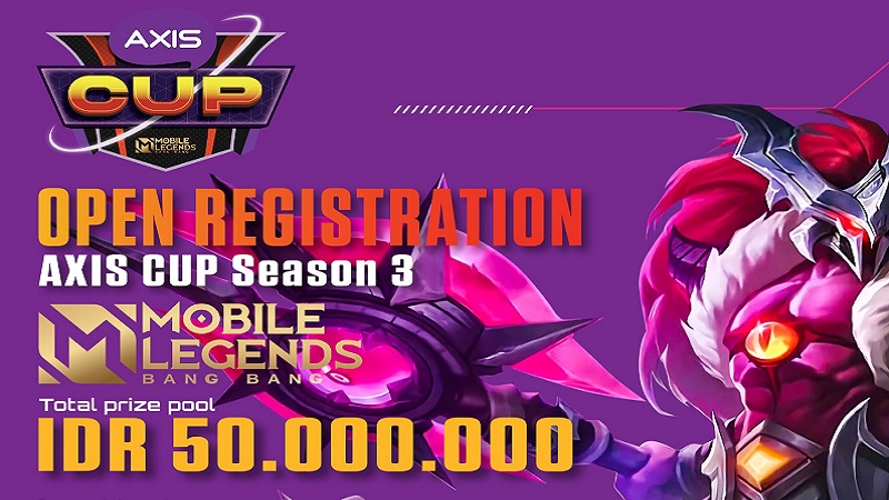 Info & Cara Daftar AXIS CUP Season 3 Free Fire & MLBB