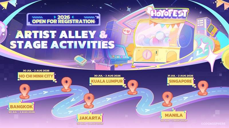 HoYo FEST 2026 Buka Pendaftaran Artist Alley & Stage Activities, Ini Lokasi dan Cara Ikutnya!