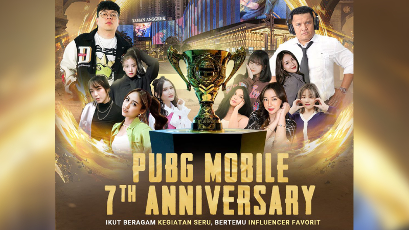 Perayaan 7th Anniversary PUBG MOBILE Hadirkan Puluhan Influencer dan Idol!