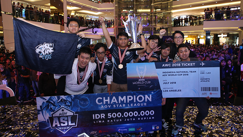 Pertandingan Puncak AWC 2018, Ayo Indonesia!
