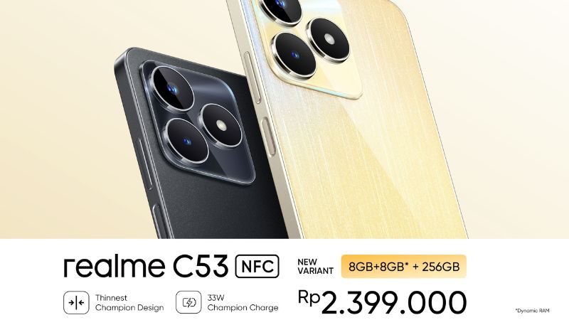 Smartphone Terlaris di Asia Tenggara, realme C53 Kini Tersedia di Indonesia