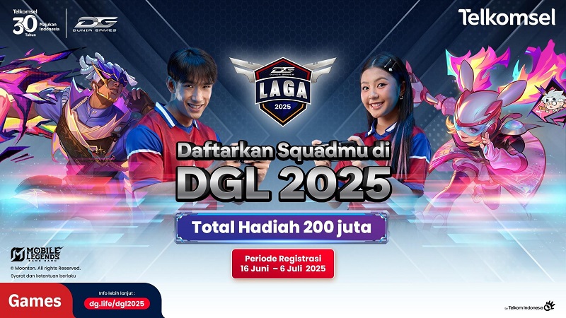 Dunia Games Laga 2025 Resmi Dibuka: Perebutkan Total Hadiah Rp260 Juta!