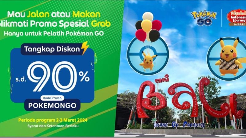 Gandeng Grab, Pokémon GO Hadirkan Pengalaman Berpetualang Penuh Item Bundle dan Diskon