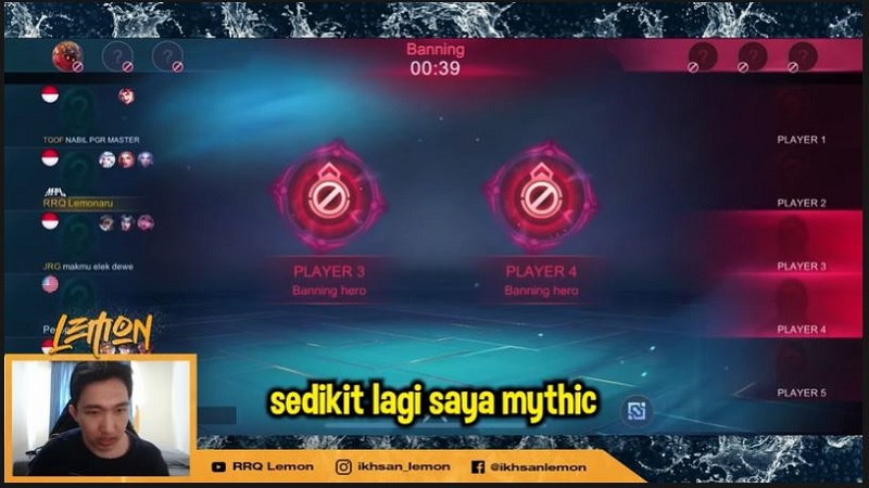 Kocak! Karena Ulah Lesley Public, Lemon Jadi Gagal Mythic