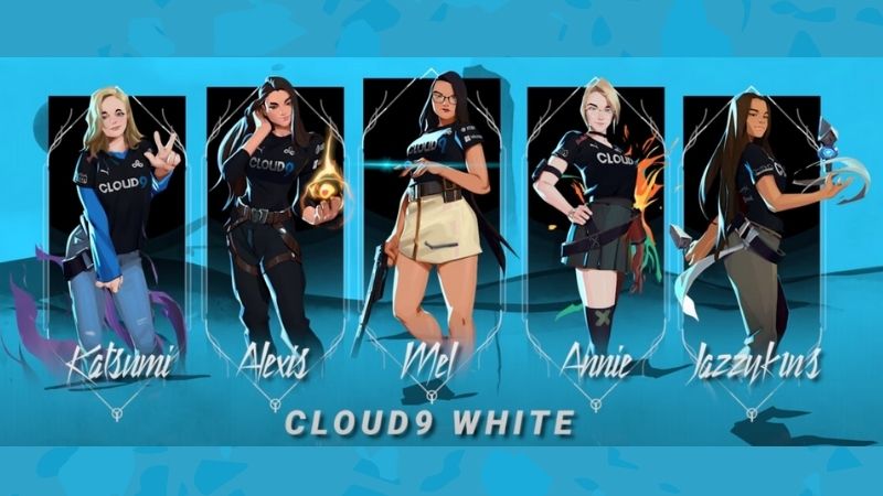 Cloud9 White VALORANT, Tim Esports Wanita Pertama C9!
