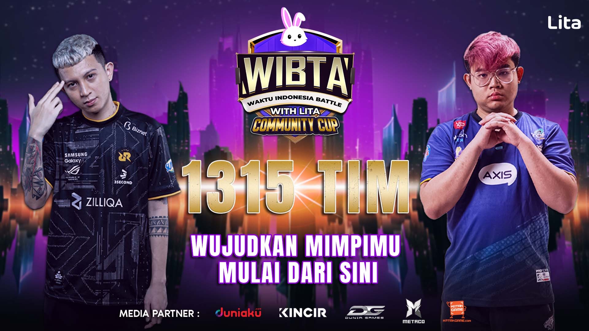 Ribuan Gamer Antusias Daftar WIBTA Community Cup