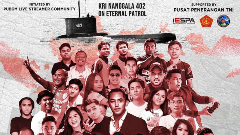 Aksi Gamer PUBGM Sumbang Puluhan Juta Untuk Korban KRI Nanggala 402