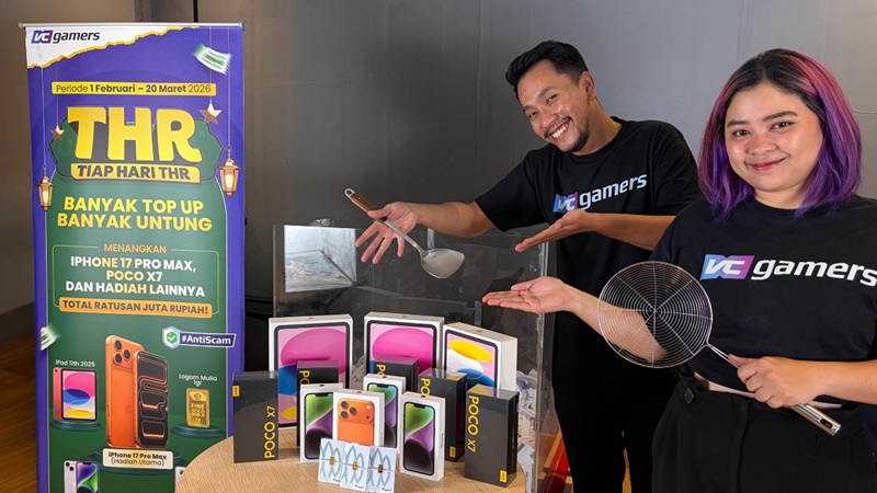 VCGamers Bagi-Bagi HP Setiap Hari Selama Ramadhan 2026, Ada iPhone 17 Pro Max hingga Logam Mulia