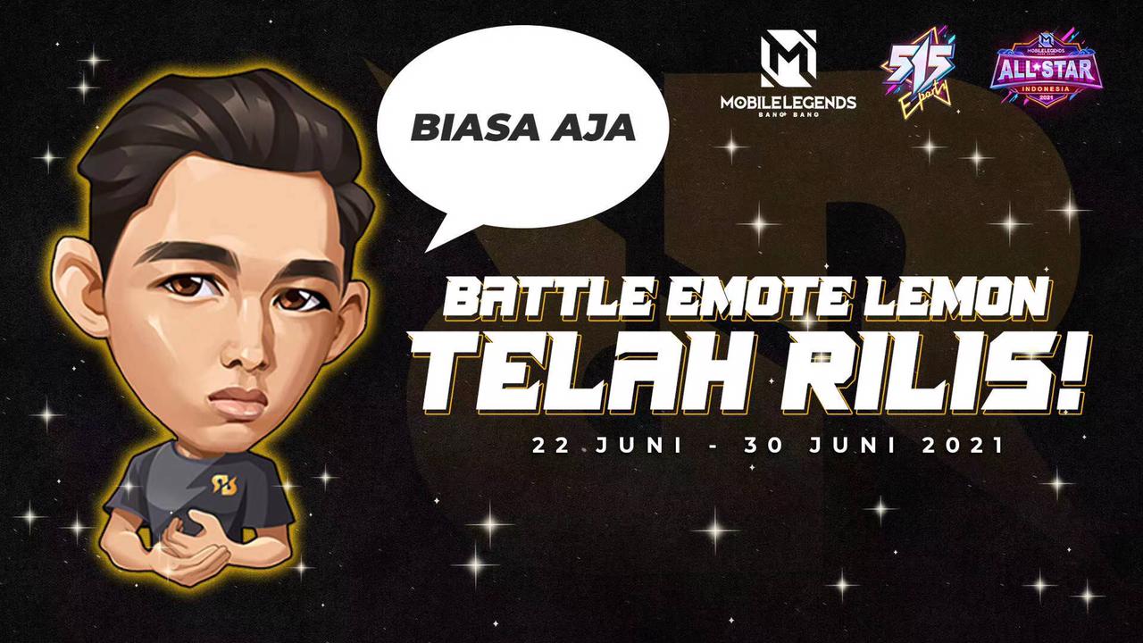 Mobile Legends Rilis Battle Emote RRQ Lemon! Ini Cara Dapatnya!