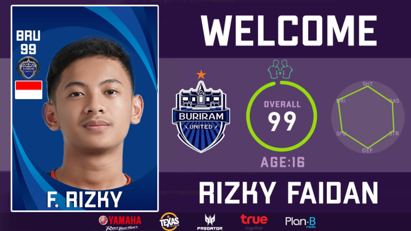 Dipinjam Tim Thailand, Rizky Faidan Kini Perkuat Buriram United!