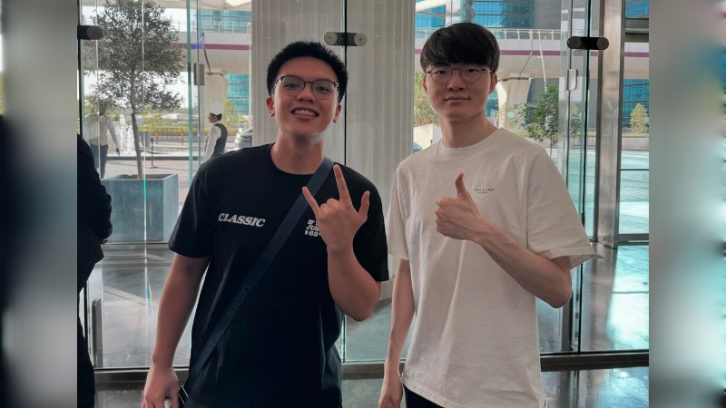 Reaksi Sumringah Legenda MLBB Ketemu G.O.A.T Faker!!!