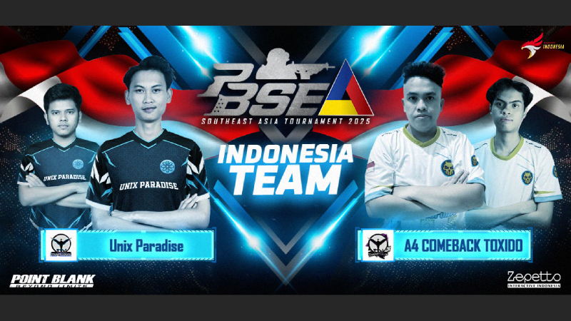 Unix Paradise dan A4 Comeback Toxido Wakili Indonesia di Final PBSEA 2025