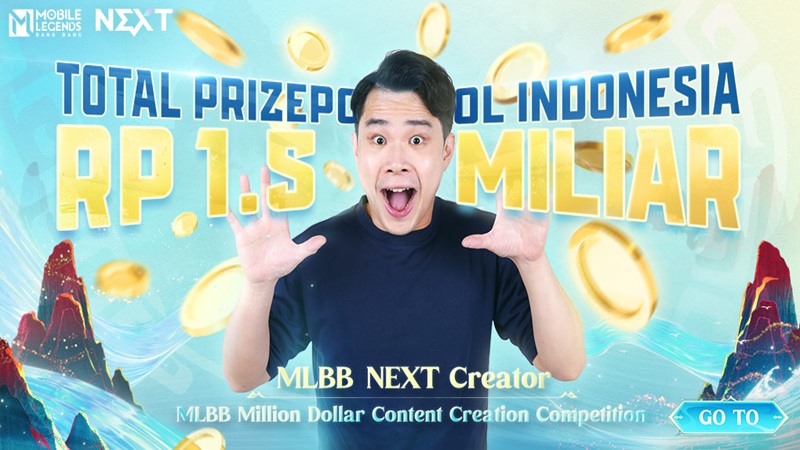 Buset!!! Moonton Tantang Content Creator MLBB di Event Berhadiah 1 Juta Dollar!