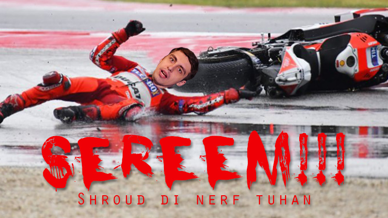 Shroud Kena Nerf? Jatuh dari Motor dan Harus Operasi