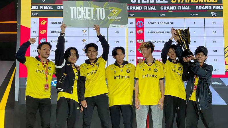 Onic Olympus Raih Gelar Juara FFWS ID Spring 2024