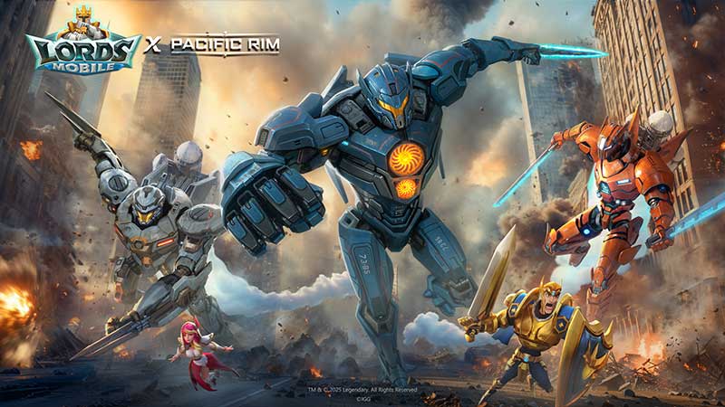 Lords Mobile X Pacific Rim: Hadirkan Dunia Jaeger dan Kaiju ke Kerajaan Athena!